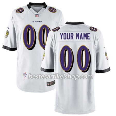 Herren Baltimore Ravens Trikot Weiß - Personalisiert